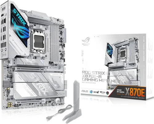 Vista 27 de ASUS ROG Crosshair X870E APEX AMD X870E AM5 ATX Placa Base, AI Avanzado Listo para PC, 18+2+2 Etapas, DDR5, Ventilador de Memoria ROG, Tarjeta ROG
