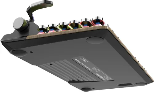 Vista 4 de 7KEYS Teclado mecánico retro para juegos de máquina de escribir, teclado de computadora de estilo vintage con Bluetooth inalámbrico