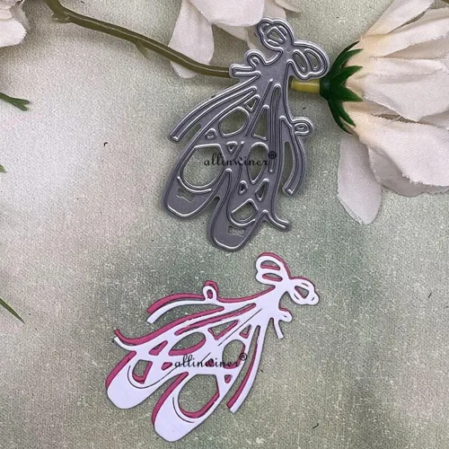 Vista 2 de Nuevos zapatos de ballet de arco DIY artesanía de corte de metal troquelado álbum de recortes en relieve álbum de tarjetas de papel plantilla