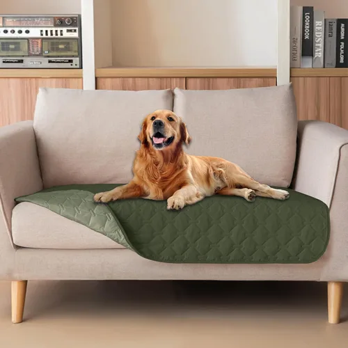 Vista 109 de gogobunny Manta para mascotas 3 veces más resistente, impermeable y a prueba de arañazos; protector de muebles reversible para perros y gatos, funda