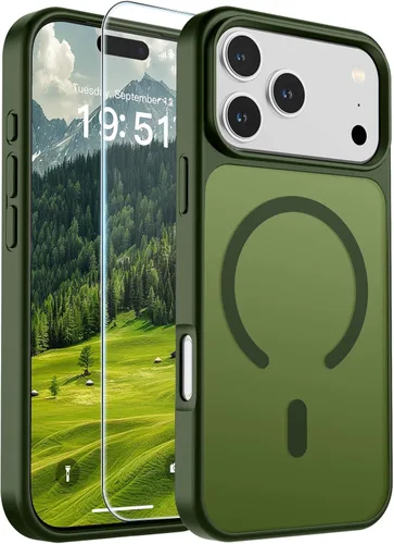 Vista 227 de SUPFINE Funda magnética para iPhone SE 2022 (3ª)/2020 (2ª), iPhone 8 (compatible con MagSafe) (protección contra caídas de grado militar), funda