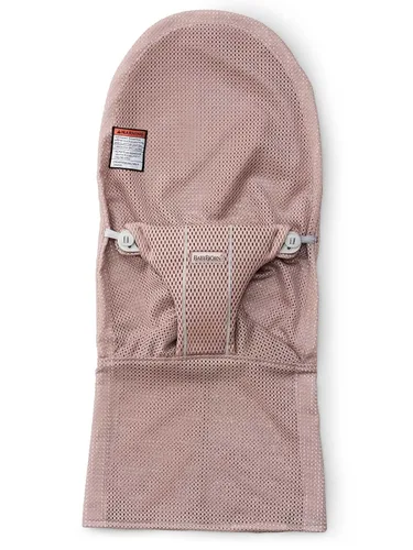 Vista 2 de BabyBjörn - Asiento de tela para gorila, malla, color rosa polvoriento