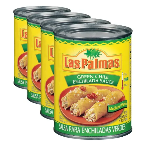 Vista 15 de Salsa para Enchiladas de Chile Verde Las Palmas, Mediana, 10 Onzas