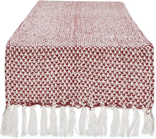 Vista 23 de DII Woven Basics Collection - Camino de mesa de punto 100% algodón, 15 x 72 pulgadas, aguamarina