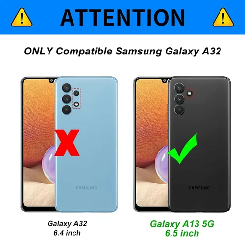 Vista 2 de Funda para Samsung A13 5G Galaxy A13 5G Funda de doble capa transparente de acrílico duro + funda de TPU suave a prueba de golpes Funda protectora