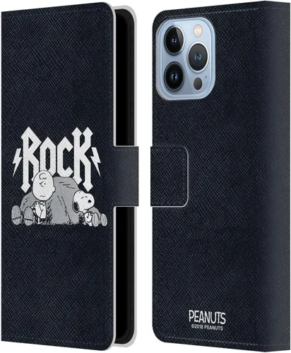 Vista 66 de Head Case Designs Funda de piel con licencia oficial de Peanuts Charlie Brown Good Grief Rock Tees compatible con Apple iPhone 11 Charlie Brown Buen