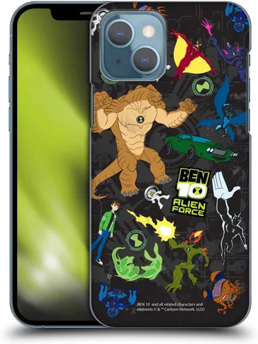 Vista 9 de Head Case Designs Funda rígida con licencia oficial de Ben 10: Alien Force Ben's Jacket Graphics compatible con Apple iPhone 13