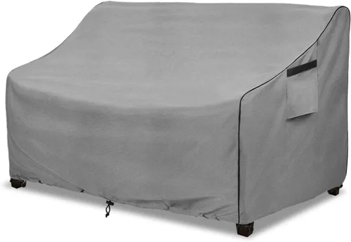 Vista 13 de okcool Funda para Mesa Auxiliar de Mimbre de Patio, Impermeable, Cuadrada, Funda para Mesa Auxiliar Pequeña de Patio, Adecuada para Mesa Auxiliar