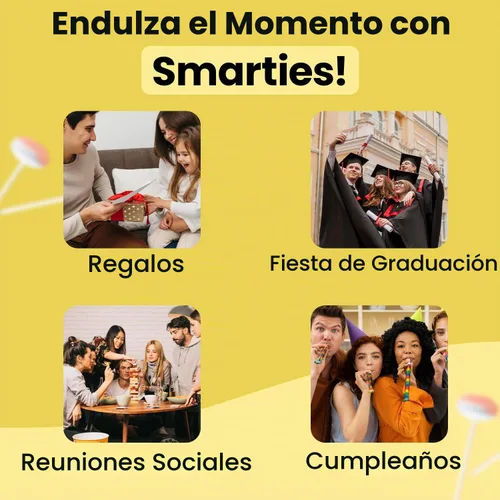 Vista 5 de Smarties Pops, Smarties, 120 unidades, 34 onzas