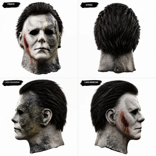 Vista 3 de Michael Myer Mask,Michael Myer Mask for Men Mascarilla facial de manchas de sangre