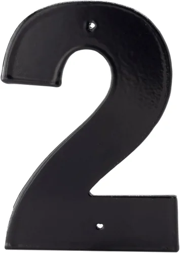 Vista 13 de Montague Metal Products - Números de casa individuales, escritos en letra Helvetica