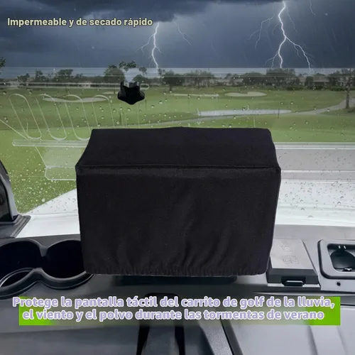 Vista 2 de Woho Funda impermeable táctil con abertura elástica para carrito de golf Evolution y Denago, accesorios para carrito de golf Evolution