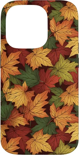 Vista 17 de iPhone 16 Follaje Reunión de hojas de otoño temporada caso