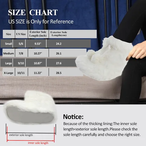 Vista 5 de Pantuflas de forro polar para mujer, botas antideslizantes para interiores
