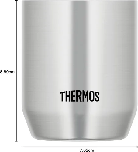 Vista 10 de Thermos JDH-280P S - Vaso aislado al vacío, 9.5 fl oz, acero inoxidable, juego de 2