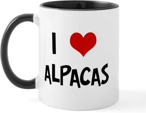 Vista 21 de CafePress A Is For Alpaca Taza de café de cerámica de 11 oz (11.0 fl oz)