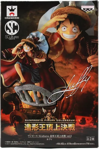 Vista 3 de Banpresto One Piece 48057 Esculturas del Coliseo: Figura de mono D. Luffy, volumen #2