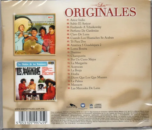 Vista 2 de LOS XOCHIMILCAS VOL.1 (EDICION LIMITADA) 2 EN 1 "LOS ORIGINALES PEERLESS,EL RESCATE DE LA BUENA MUSICA.