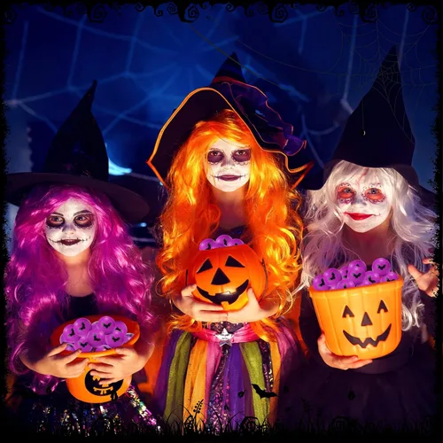 Vista 2 de Jerify 30 bolas de estrés de Halloween a granel de 1.57 pulgadas de espuma de murciélago para relleno de bolsas de regalos de Halloween, trucos
