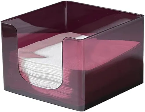 Vista 4 de 123Arts Servilleteros de plástico dispensadores de servilletas de plástico para decoración del hogar de restaurante