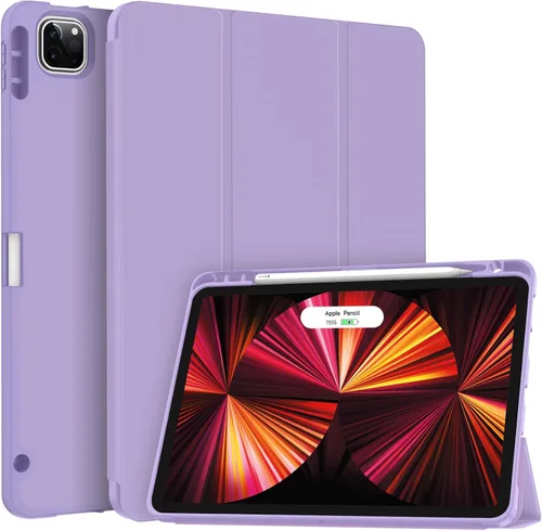 Vista 13 de Soke Funda para iPad Pro 11 (M2) 2022/2021/2020 con soporte para lápices