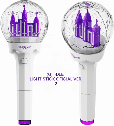 Vista 3 de (G) I-DLE Official Lightstick Ver.2 + Juego de tarjetas de fotos del vendedor - Mercancía exclusiva de K-Pop