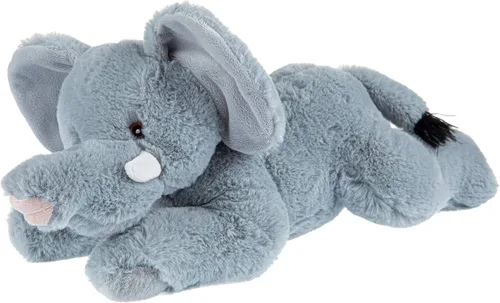 Vista 2 de Wild Republic EcoKins Elefante Africano Animal de Peluche de 12 pulgadas, regalos ecológicos para niños, juguete de peluche, hecho a mano con 16