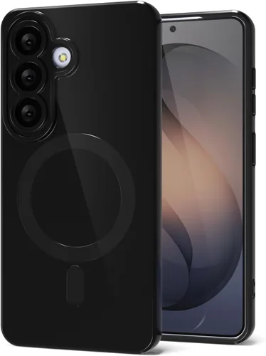 Vista 86 de Svanove Funda magnética de silicona para Samsung Galaxy S22, compatible con Magsafe, bonita funda para mujer, goma de gelatina brillante delgada
