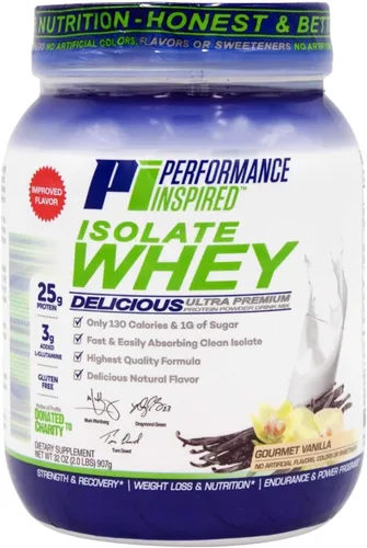 Vista 11 de Performance Inspired Nutrition Isolate - Proteína de suero en polvo – 0.88 oz de proteína de absorción rápida – BCAA y L-glutamina añadida – Limpio
