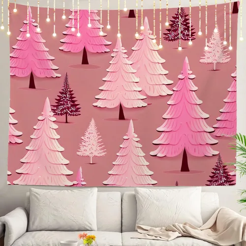 Vista 46 de Shrahala Tapiz de pared de hojas de arce otoñal, hojas rojas llameantes, fondo negro, tapiz grande para colgar en la pared, tapiz decorativo