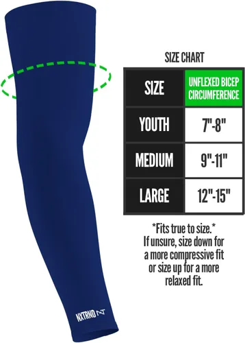 Vista 43 de Nxtrnd Air-TEK - Mangas de compresión para hombre, par de fútbol transpirable