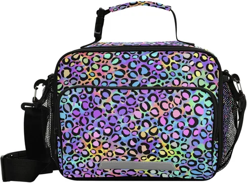Vista 20 de MNSRUU Bolsa de almuerzo con aislamiento de astronauta espacial para mujeres, lonchera para hombre, con correa ajustable para el hombro, bolsa