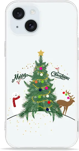 Vista 36 de LCHULLE Compatible con iPhone SE 2022/2020 Funda para iPhone 8 iPhone 7 Funda de Navidad Santa Vacaciones Diseño Transparente Claro Mujeres Hombres