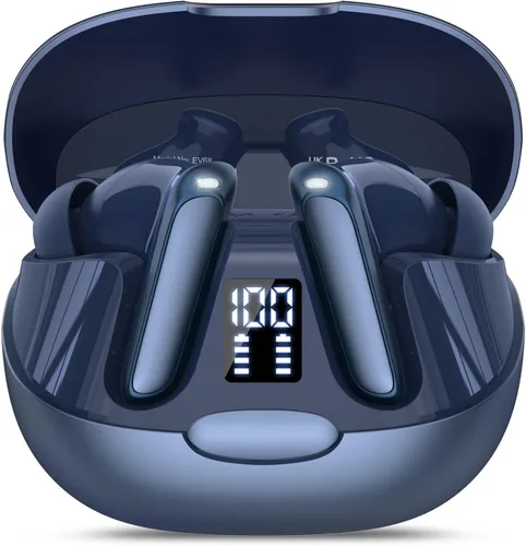 Vista 10 de Auriculares de traducción de idiomas AI, auriculares de traductor 3 en 1 en tiempo real con 7 modos de traducción, con llamada de audio y video Azul