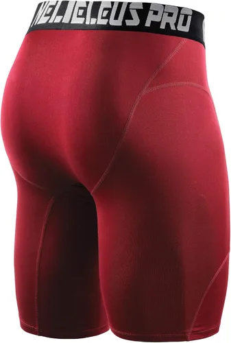 Vista 7 de NELEUS Paquete de 3 pantalones cortos de compresión para hombre