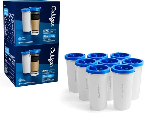 Vista 11 de Culligan Paquete de 2 filtros de repuesto con tecnología ZeroWater, filtro de agua avanzado de 5 etapas, certificado IAPMO para reducir el plomo