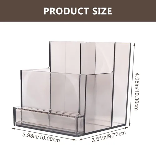 Vista 2 de 1 unid Display Tools Case Holder Stand Polishers Bottle Professional Nail Pulidor Base Manicura Cabeza de Plástico Lápiz Labial Rack Mujeres Pulido