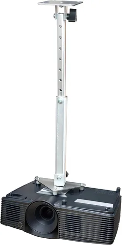 Vista 2 de Soporte de techo para proyector compatible con Optoma EH412 EH412ST GT1080HDR HD27H HD29HST HD39HDR (Telescoping de extensión de 13-20 pulgadas)