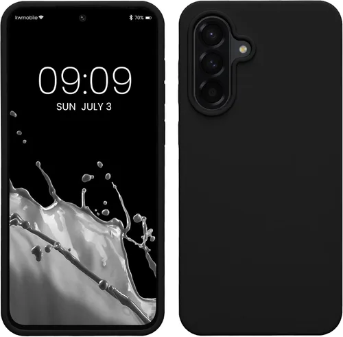 Vista 28 de kwmobile Funda Compatible con Samsung Galaxy A14 5G - Funda de teléfono de TPU y silicona con acabado suave - Verde Lima