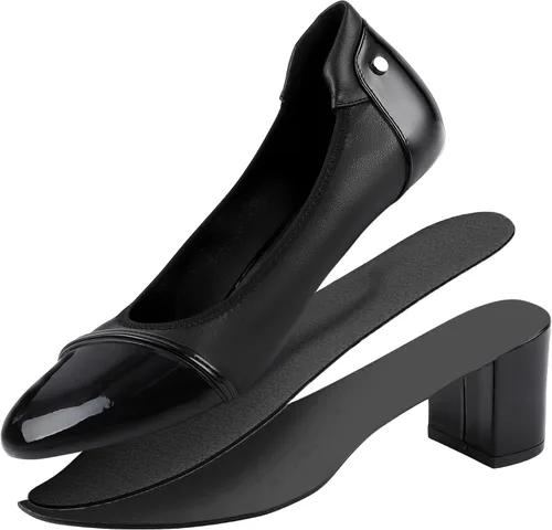 Vista 9 de SPR&JOY Women's Pumps Block Heel Comfort Closed Toe Dress Shoes for Women Office Wedding Party