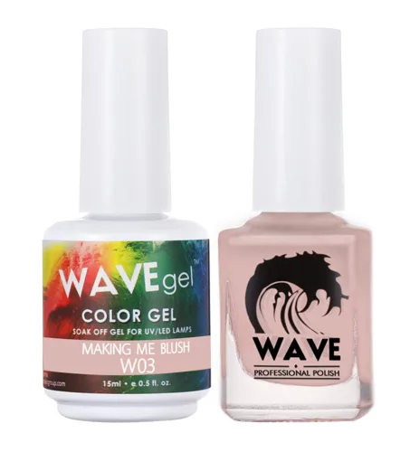 Vista 85 de WAVEGEL - Juego dúo de gel y esmalte de uñas a juego - Colección Simplicity - #P109 Blizzard I 0.5 onzas