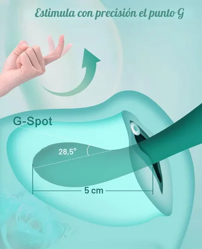 Vista 4 de Alovegarden Potente vibrador de rosa para el punto G del clítoris, estimulador de clítoris impermeable con 10 modos de vibración, juguete sexual más