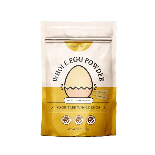 Vista 7 de Orgnisulmte Polvo de proteína de clara de huevo 8 Oz, claras de huevo pasteurizadas y secas, sin gluten, sin transgénicos, sin sabor, de gallinas