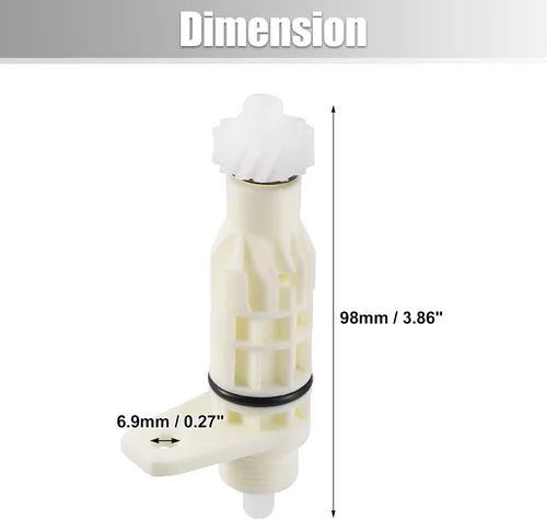 Vista 4 de X AUTOHAUX Sensor de velocidad de transmisión Sensor de transmisión de repuesto para Chevrolet Aveo 2004-2011 90375764 plástico metal blanco 1 unids