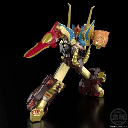 Vista 4 de Bandai Shokugan Modelado Proyecto Hyakuju Sentai Gaoranger SMP GaoGod Kit Kit Set