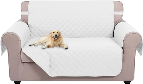 Vista 95 de U-NICE HOME Funda para sillón reclinable, reversible, con correas elásticas, resistente al agua, protege de perros y mascotas, sillón pequeño