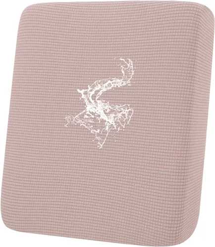 Vista 32 de Fundas impermeables para sofá seccional, fundas de cojín antideslizantes para sofá Ajuste seccional en forma de L, tela jacquard elástica, parte