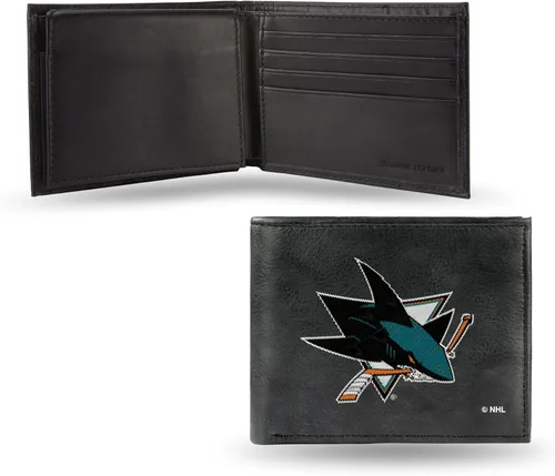 Vista 9 de Rico Industries NHL Anaheim Ducks - Billetera de cuero bordada