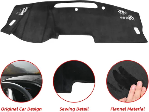 Vista 4 de CZCGYDY Funda de tablero para Nissan Altima 2026 2025 2024 2023 2022 2021 2020 2019, alfombrilla de franela de ajuste personalizado, almohadilla
