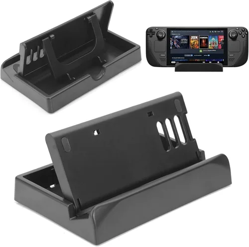 Vista 2 de Tangaroa Base de soporte de cubierta de vapor soporte plegable ajustable para accesorios de Steamdeck con almohadilla de silicona antideslizante